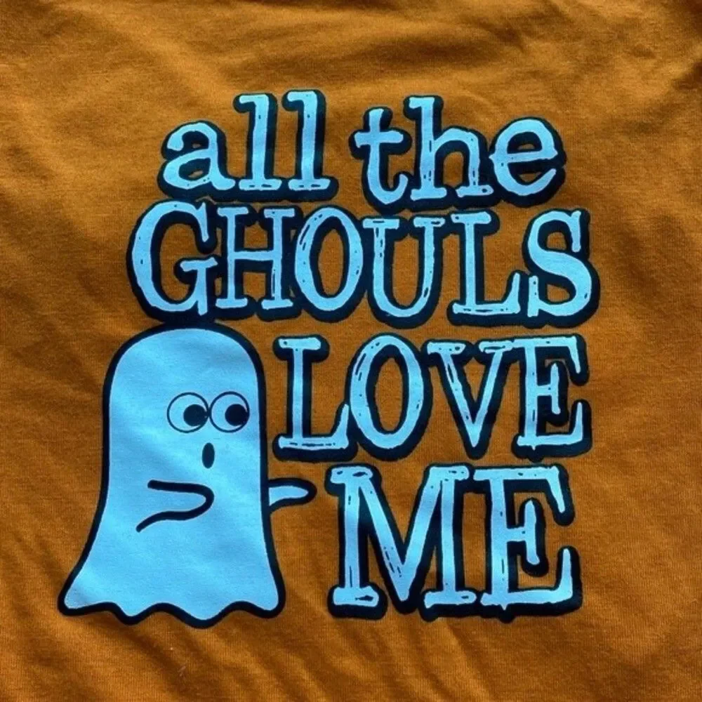 Dog Halloween Costume Shirt Size Medium NWT All the Ghouls Love Me Pet Gift